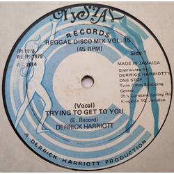 Derrick Harriott Trying To Get To You Vinyl 12" USED