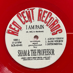 Sham & The Professor I Am Pain / Raise The Roof Vinyl 12" USED