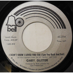 Gary Glitter I Didn't Know I Loved You Vinyl 7" USED