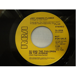 Joey Powers Flower So Sing The Children On The Avenue / Land Of The Midnight Sun Vinyl 7" USED