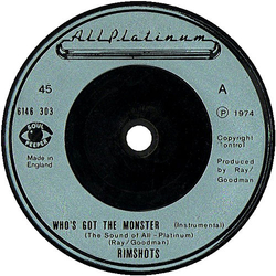 The Rimshots / The Whatnauts Who's Got The Monster / Soul Walking Vinyl 7" USED