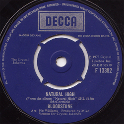 Bloodstone Natural High Vinyl 7" USED