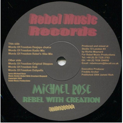 Michael Rose Rebel With Creation Vinyl 12" USED