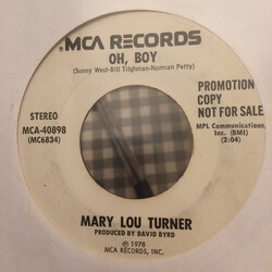 Mary Lou Turner You Left Your Sunshine With Me /  Oh Boy USED VINYL 7INCH 45 RPM PROMO