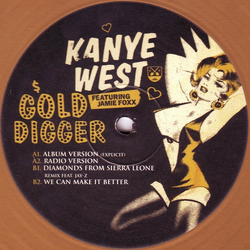 Kanye West Gold Digger Vinyl 12" USED