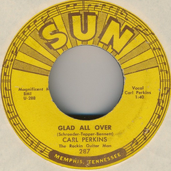 Carl Perkins Glad All Over Vinyl 7" USED