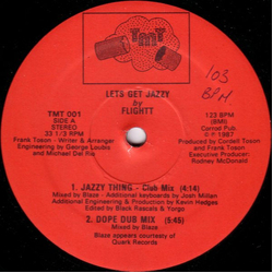 KC Flightt Lets Get Jazzy Vinyl 12" USED