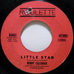 Bobby Callender Little Star Vinyl 7" USED