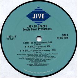 Boogie Down Productions Jack Of Spades / I'm Still #1 Vinyl 12" USED