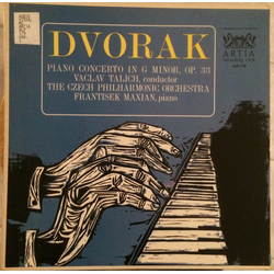 Antonín Dvořák / Václav Talich / The Czech Philharmonic Orchestra / František Maxián Piano Concerto In G Minor, Op. 33 Vinyl LP USED