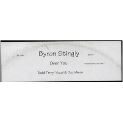 Byron Stingily Over You Vinyl 12" USED