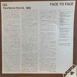GQ Face To Face Vinyl LP USED