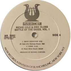 Richie Cole / Eric Kloss Battle Of The Saxes, Vol.1 Vinyl LP USED