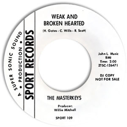 The Masterkeys Weak And Broken Hearted / If You Haven't Got Love Vinyl 7" USED