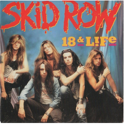 Skid Row 18 & Life Vinyl 7" USED