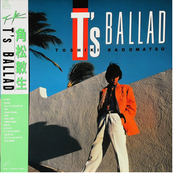 Toshiki Kadomatsu T's Ballad Vinyl LP USED