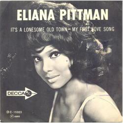 Eliana Pittman It's A Lonesome Old Town / My First Love Song Vinyl 7" USED