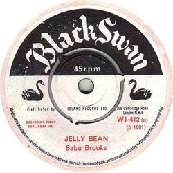 Baba Brooks / Eric "Monty" Morris Jelly Bean / Sampson Vinyl 7" USED