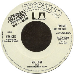 Vehicle (4) Mr. Love USED VINYL 7INCH 45 RPM PROMO