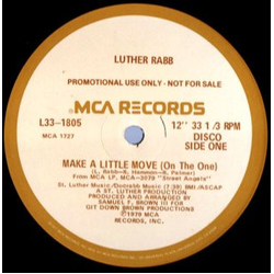 Luther Rabb Make A Little Move (On The One) Vinyl 12" USED