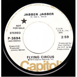 The Flying Circus Jabber Jabber USED VINYL 7INCH 45 RPM SINGLE PROMO STEREO