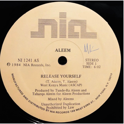 Aleem Release Yourself Vinyl 12" USED