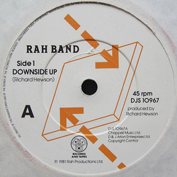 RAH Band Downside Up / Dream On Vinyl 7" USED