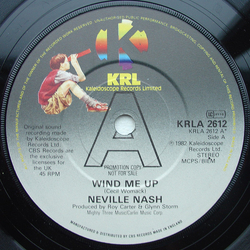 Neville Nash Wind Me Up / Kind Hearted Man Vinyl 7" USED