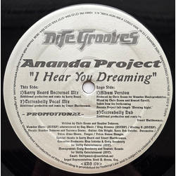 The Ananda Project I Hear You Dreaming Vinyl 12" USED