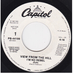 View From The Hill I'm No Rebel USED VINYL 7INCH 45 RPM PROMO STYRENE STEREO