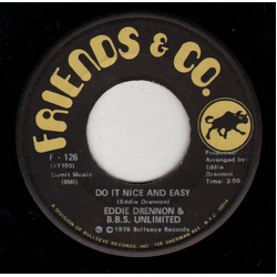 Eddie Drennon & The B.B.S. Unlimited Do It Nice And Easy Vinyl 7" USED