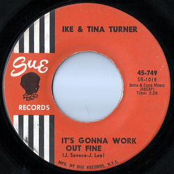 Ike & Tina Turner It's Gonna Work Out Fine Vinyl 7" USED