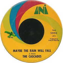 The Cascades (2) Maybe The Rain Will Fall Vinyl 7" USED