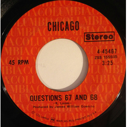 Chicago (2) Questions 67 And 68 / I'm A Man Vinyl 7" USED