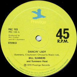 Bill Summers & Summers Heat Dancin' Lady Vinyl 12" USED
