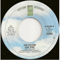 Joe Cocker Fun Time Vinyl 7" USED