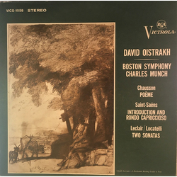 David Oistrach / Boston Symphony Orchestra / Charles Munch / Ernest Chausson / Camille Saint-Saëns / Jean-Marie Leclair / Pietro Antonio Locatelli Poè