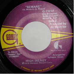 High Inergy Lovin' Fever Vinyl 7" USED