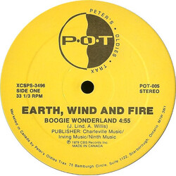 Earth, Wind & Fire / The Emotions Boogie Wonderland / Best Of My Love / I Don't Want To Lose Your Love USED VINYL 12INCH 33 S RPM