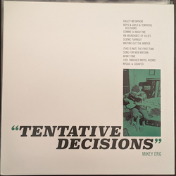 Mikey Erg Tentative Decisions Vinyl LP USED