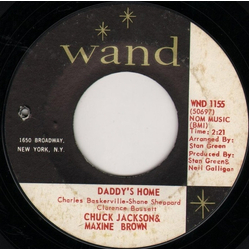 Chuck Jackson / Maxine Brown Daddy's Home / Don't Go Vinyl 7" USED