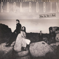 Cock Robin When Your Heart Is Weak (Special Advance Radio Sampler) Vinyl 12" USED