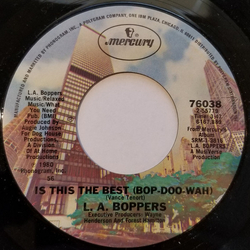L.A. Boppers Is This The Best (Bop-Doo-Wah) Vinyl 7" USED