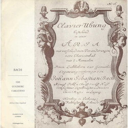 Johann Sebastian Bach / Millicent Silver The Goldberg Variations Vinyl LP USED