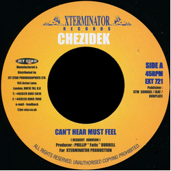 Chezidek Can't Hear Must Feel Vinyl 7" USED