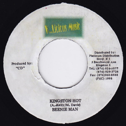 Beenie Man Kingston Hot Vinyl 7" USED