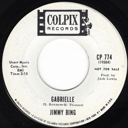 Jimmy Bing Gabrielle / Get Goin' Vinyl 7" USED