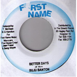Buju Banton Better Days Vinyl 7" USED