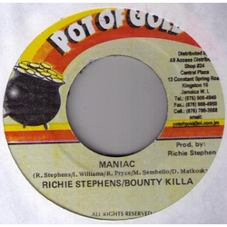 Richie Stephens / Bounty Killer Maniac Vinyl 7" USED