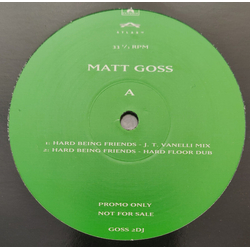 Matt Goss Hard Being Friends Vinyl 12" USED